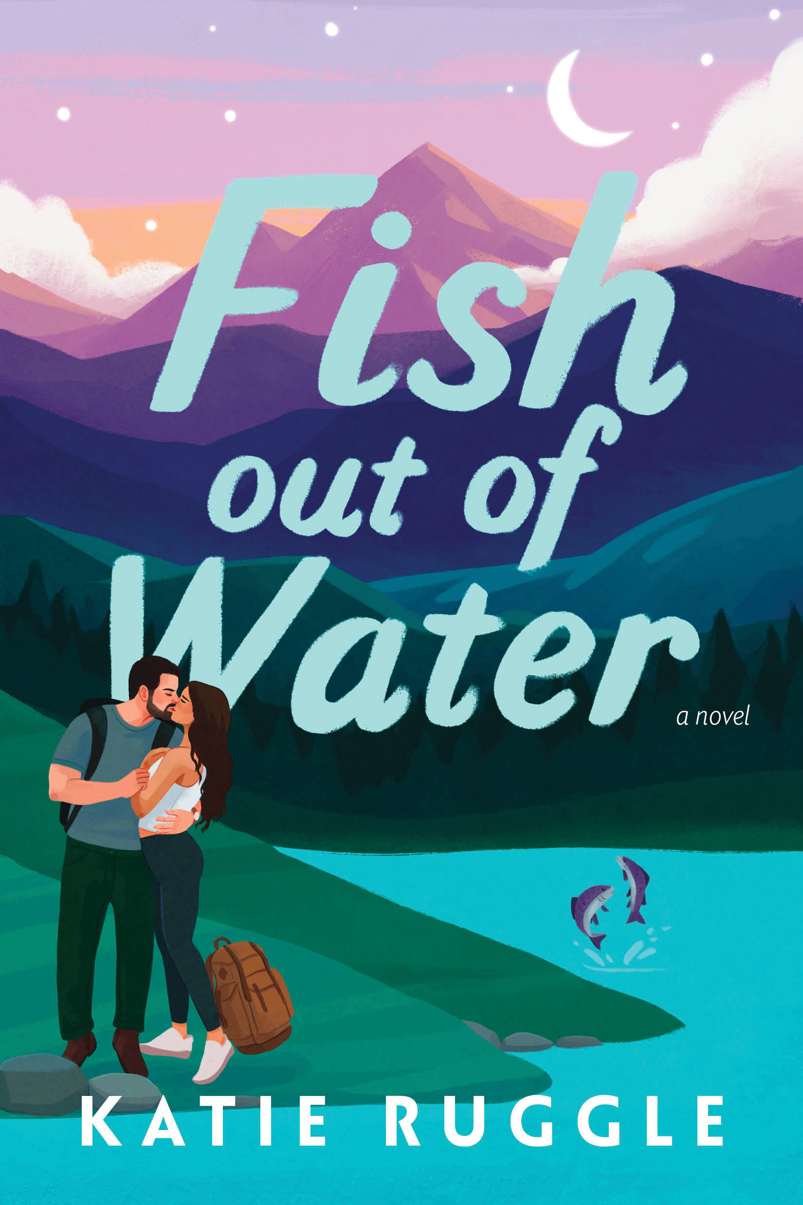 Illustrated cover of Fish Out of Water by Katie Ruggle